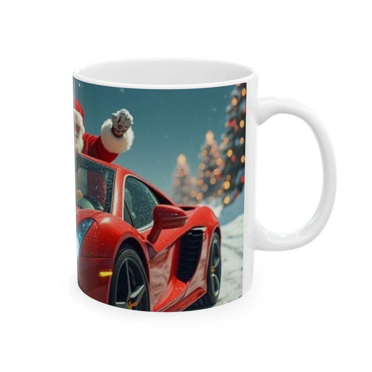 Ceramic Mug - Crypto Rich Christmas Coffee Cup, Cryptocurrency Trader Gift, Holiday Mug, Bitcoin Lover Tea Mug, Festive Xmas Drinkware