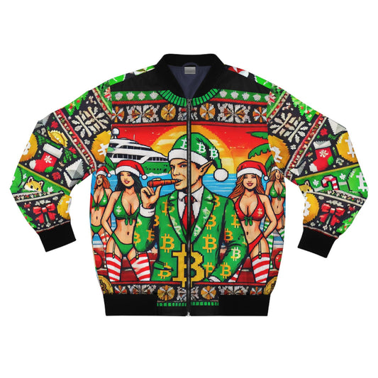 Bitcoin Christmas Party Bomber Jacket